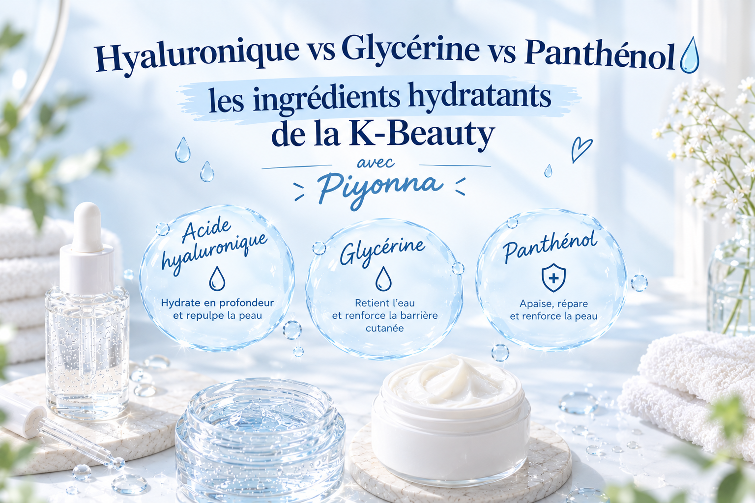 Quel ingrédient choisir pour une peau hydratée ? Le guide K-beauty de Piyonna