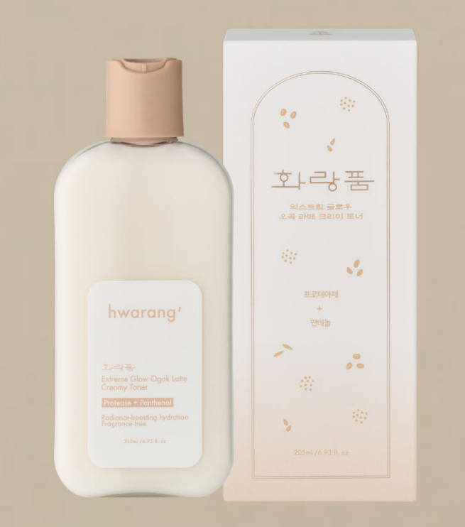 💧 Peau déshydratée : les ingrédients à découvrir dans le Hwarang Extreme Glow Ogok Latte Creamy Toner avec Piyonna